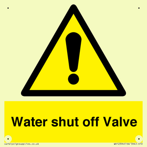 Water shut off Valve
